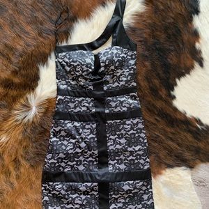 XOXO One shoulder lace design dress